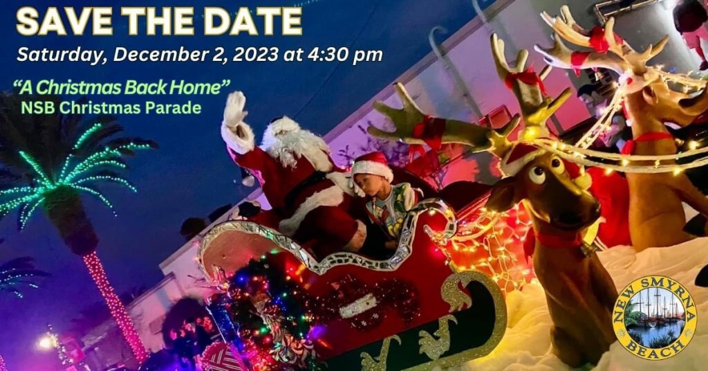 2023 City of NSB Christmas Parade Canal Street Historic District